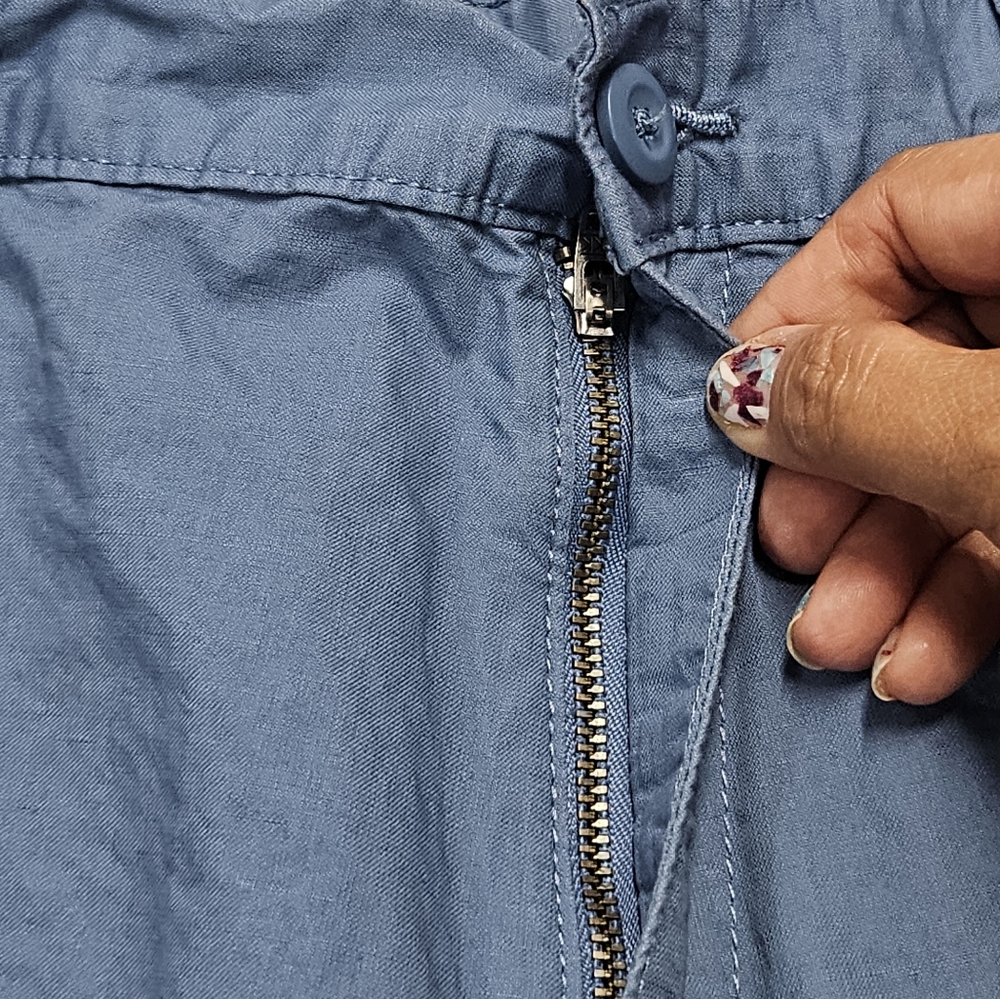 Patagonia Blue Men's Flat Front Shorts - Picture 5 of 11